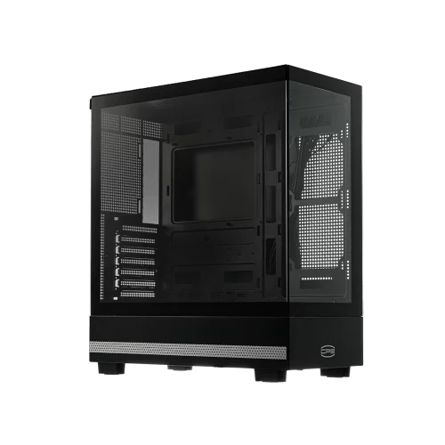 Корпус без блока питания/ Case PCCooler C3 Q500 BK, Midi-Tower, TG, no fans, 1xUSB 3.0 + 1xUSB 2.0 + 1xUSB-C, ATX, mATX, mITX Black