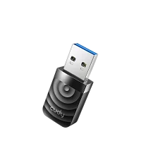 Адаптер Wi-Fi/ 1300Mbps High Gain Wi-Fi USB 3.0 Adapter, 802.11ac/a/b/g/n, 867Mbps at 5GHz + 400Mbps at 2.4GHz, USB 3.0 (WU1300S)