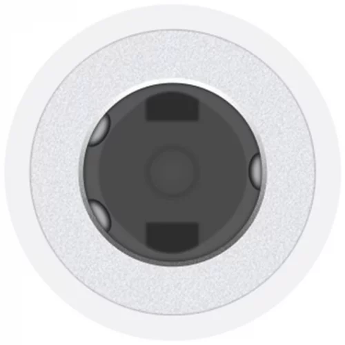 Адаптер Apple MMX62ZM/A mini-Jack 3.5 (m) Lightning (m) белый фото 3