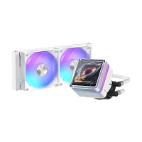 Система жидкостного охлаждения/ Water Cooling System Ocypus Sigma L24 EX WH ARGB (290W, 240mm, LED, White, ARGB/ Fans: 2x120mm, 36dBA, 88CFM, 2400RPM/ Pump height 99mm, 27dBA, 3100RPM, Rad thickness 2 (SIGMA-L24-WH2AAWLN00E-GL)