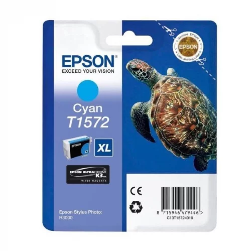 Картридж Epson T1572 (C13T15724010) (C13T15724010) Картридж/ Epson I/C R3000 Cyan Cartridge (C13T15724010)