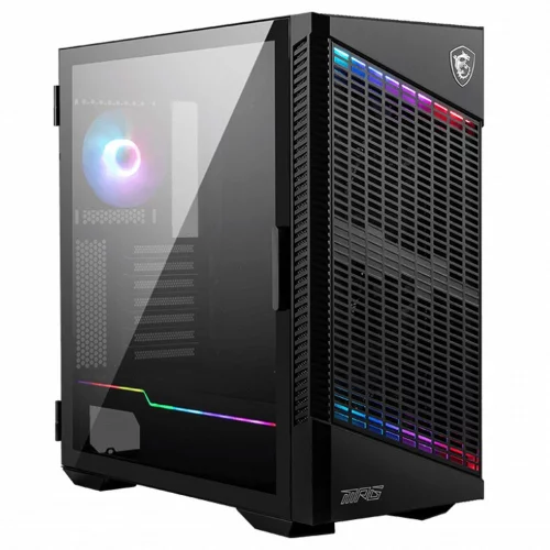 Корпус MSI MPG VELOX 100P AIRFLOW 2xUSB 3.0, 1xType C, 1x120mm ARGB Fan, 3x120mm Black Fan, ARGB Control Board, Tempered Glass Window, Plastic Mesh, Brown box (829292) (306-7G18P26-HH9 / 306-7G18P21-809)