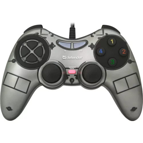 Defender Проводной геймпад Zoom USB Xinput, 10 кнопок, 2 стика (64244)