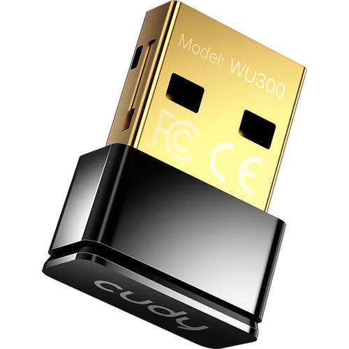 Адаптер Wi-Fi/ AX300 Wi-Fi 6 USB Adapter, Mini Size, 286Mbps at 2.4GHz, Nano Size, USB 2.0, Auto driver installation on Windows 7/ 10/ 11, Manual driver installation for other OS;Support system: Windows (WU300)