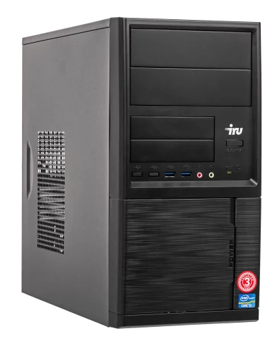 Компьютер IRU Office 312 MT PG G5420 (3.8) 8Gb SSD240Gb UHDG 610 FreeDOS GbitEth 400W черный (1418002)