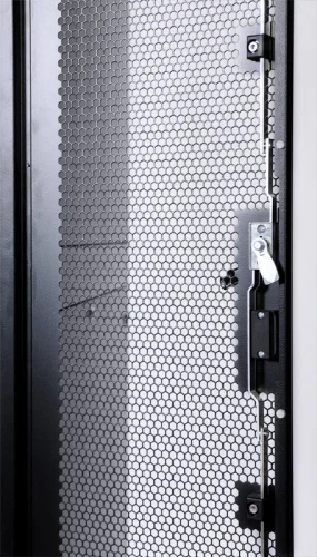 ЦМО Шкаф серверный ПРОФ напольный 42U (800x1000) дверь перфор., задние двойные перфор., черный, в сборе (ШТК-СП-42.8.10-48АА-9005) фото 7