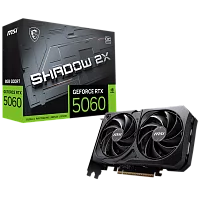 Видеокарта MSI PCI-E 5.0 RTX 5060 8G SHADOW 2X OC NVIDIA GeForce RTX 5060 8Gb 128bit GDDR7 2527/28000 HDMIx1 DPx3 HDCP Ret