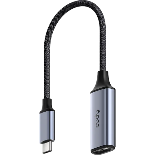 Адаптер USB-C — HDMI/ USB-C To 4K@60Hz HDMI adapter, Host: USB-C, 1 x HDMI 4K@60Hz, Aluminum alloy, compatible with MacBook, Mac Pro, Mac mini, iMac, Surface Pro, XPS, Flash Drive, Mobile HDD (UH401)
