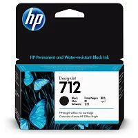 Картинка Картридж HP 712 38 мл черный (3ED70A) 