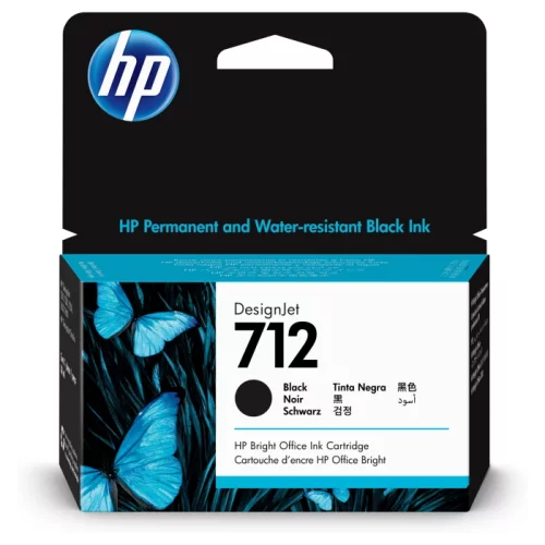 Картридж/ HP 712 38-ml Black DesignJet Ink Cartridge (3ED70A)