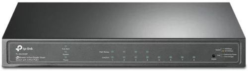 Коммутатор TP-Link JetStream SG2008P (L2) 8x1Гбит/ с 4PoE+ 62W управляемый