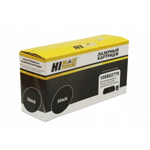 Тонер-картридж Hi-Black (HB-106R02778) черный 3000 страниц для Xerox Phaser 3052/ 3260/ WC 3215/ 3225 (96001033)