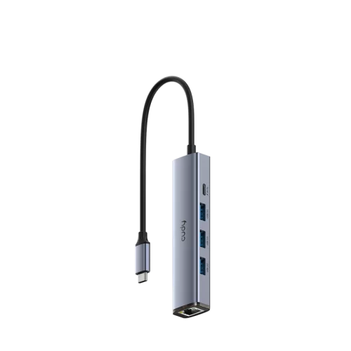 Адаптер/ 5-IN-1 USB Hub with GbE (UH605)