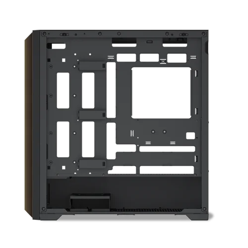 Корпус ПК без блока питания/ Case SAMA Z60 Black, Midi-Tower, TG, 4x140mm ARGB, 2xUSB 3.0 + 1xUSB 3.1 Type-C, E-ATX, ATX, mATX, mITX Black (Z60-BKAWA4X1-GL) фото 6