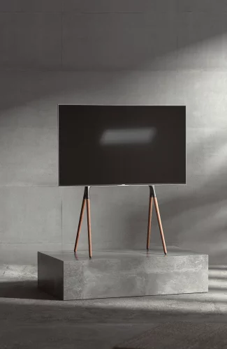 Подставка для телевизора Cactus CS-ST1247BKWN черный/орех 49-70 макс.40кг напольный фото 13