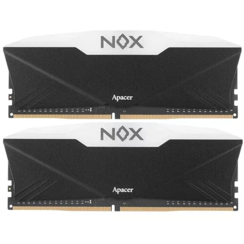 Apacer DDR4 16GB 3600MHz UDIMM NOX RGB Black Gaming Memory (PC4-28800) CL18 1.35V Kit (2x8GB) Intel XMP 2.0, Heat Sink (Retail) 1024*8 3 years (AH4U16G36C25YNBAA-2)