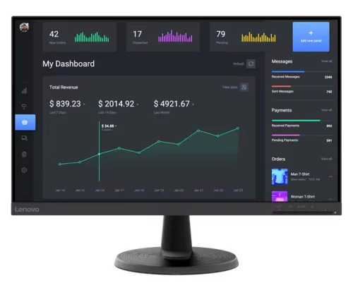 Монитор Lenovo ThinkVision C24-40 (63DCKAT6UK) Монитор Lenovo 23.8