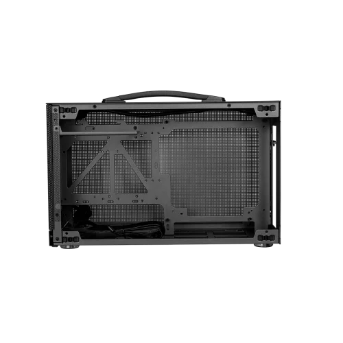 Корпус без блока питания/ Case PCCooler K101 MESH GY 3F, Mini-Tower, Mesh, 3x120mm, 2xUSB-A 3.0 + 1xUSB-C 3.1, SFX PSU Support, mITX Grey фото 3