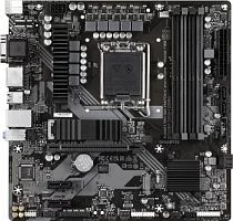 Материнская плата/ MB GIGABYTE INTEL B760 s1700, 4xDDR4(128GB), D-SUB/HDMI 2.0/2xDP, 1xPCIe 4.0x16, 2xPCIe 3.0, 1xLAN (2.5GbE), 4xSATA 6Gb/s, 2xM.2, 1xUSB-C, 3xUSB 3.2, 2xUSB 2.0, mATX (B760M DS3H DDR4)