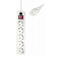 Сетевой фильтр Buro 500SH-1.8-UPS-W 1.8м (5 розеток) белый (коробка)