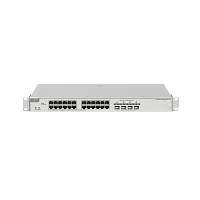 Коммутатор L2 24*1Гб/ c POE + 4*SFP+, POE бюджет 370 Вт, металлический корпус, крепления в стойку (RG-NBS3200-24GT4XS-P-V2)