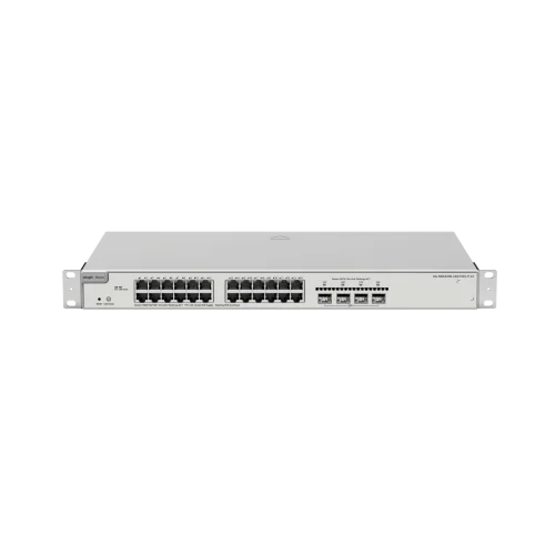 Коммутатор L2 24*1Гб/ c POE + 4*SFP+, POE бюджет 370 Вт, металлический корпус, крепления в стойку (RG-NBS3200-24GT4XS-P-V2)