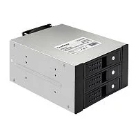 Exegate EX291656RUS Корзина для HDD ExeGate HS335-02 (универсальная, на 3*3,5"/ 2.5" SATA HDD, занимает 2*5,25" отсека, RTL)