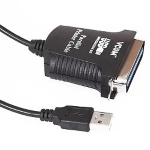 VCOM VUS7052 Кабель-адаптер USB A (вилка) -] LPT (прямое подключение к LPT порту принтера) 1.8m