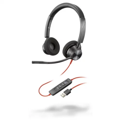 Гарнитура проводная Plantronics BlackWire 3325 USB-A/ jack (213938-01)