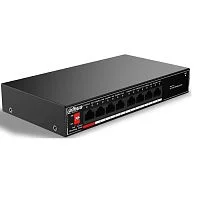 *Коммутатор Dahua DH-SG1008P, 8-портовый гигабитный неуправляемый коммутатор c PoE, 8xRJ45 1Gb PoE, суммарно 96Вт, коммутация 20 Гбит/ с, MAC-таблица 8K, металл