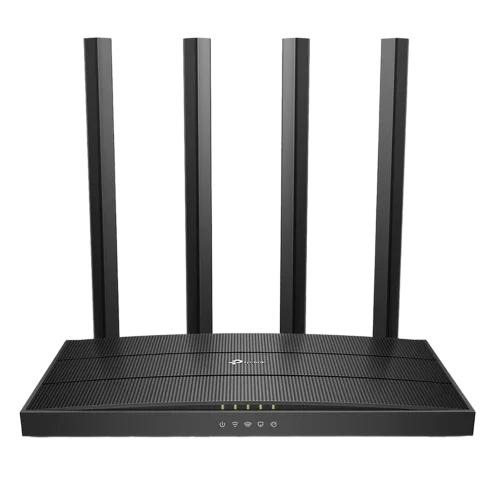 Маршрутизатор TP-LINK Archer C6 AC1200 Двухдиапазонный Wi-Fi гигабитный роутер до 867 Мбит/ с на 5 ГГц + до 300 Мбит/ с на 2,4 ГГц,802.11ac/ a/ b/ g/ n (ARCHER C6(EU))