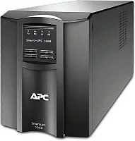 Источник бесперебойного питания APC Smart-UPS 1000VA/700W, Line-Interactive, LCD, Out: 220-240V 8xC13 (4-Switched), SmartSlot, USB, SmartConnect, Black (SMT1000IC)