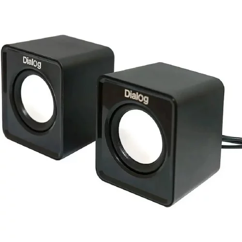 Dialog Colibri AC-02UP BLACK {акустические колонки 2.0, 5W RMS, питание от USB}