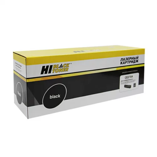 Картридж Hi-Black HB-CE270A, черный, 13500 страниц, для HP CLJ CP5520/ 5525/ Enterprise M750, восстановленный (4629750)