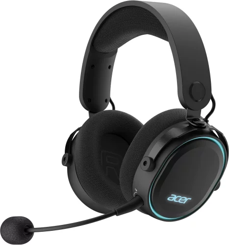 Наушники с микрофоном Acer OHR303 черный мониторные BT/ Radio оголовье (ZL.HDSEE.009)