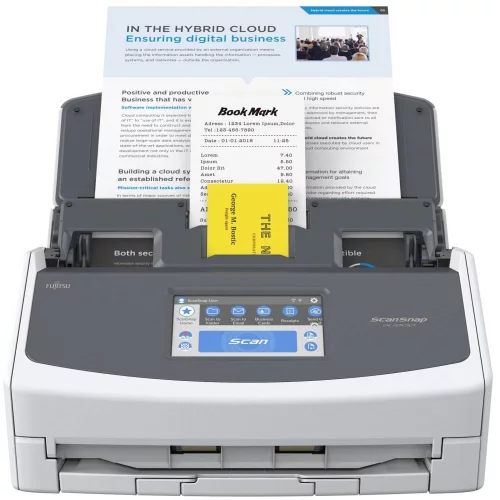 ScanSnap iX1600 Документ сканер А4, двухсторонний, 40 стр/мин, автопод. 50 листов, сенсорный дисплей, Wi-Fi, USB 3.2/ ScanSnap iX1600, Document scanner, A4, duplex, 40 ppm, A (PA03770-B401) фото 3