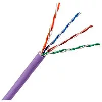 Кабель TWT UTP кат. 5e 305 м 4 пары фиолетовый (TWT-5EUTP-NGLS)