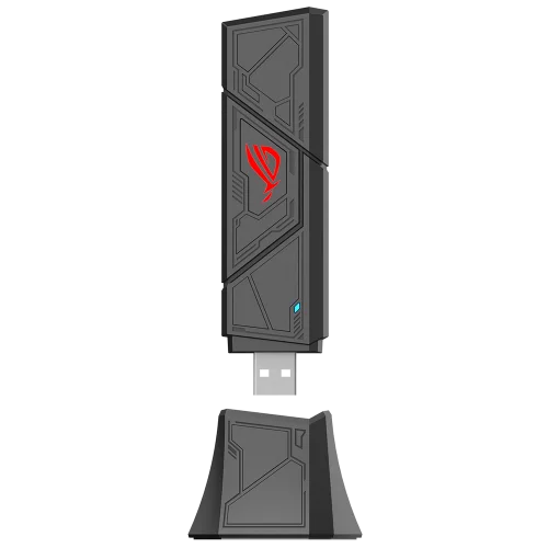 Адаптер беспроводной связи (Wi-Fi) ASUS ROG USB-BE92 WiFi 7 2882+2882+688Mbps 6GHz/ 5GHz/ 2.4GHz (90IG09I0-MO0B00)
