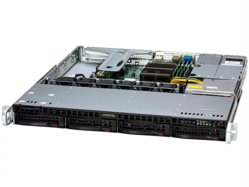 Supermicro SuperServer 1U 511R-M 1xE-2436/ 1x32Gb/ 1xD3 S4520 480GB SATA/ 600W/ 1st config (SYS-511R-M.)