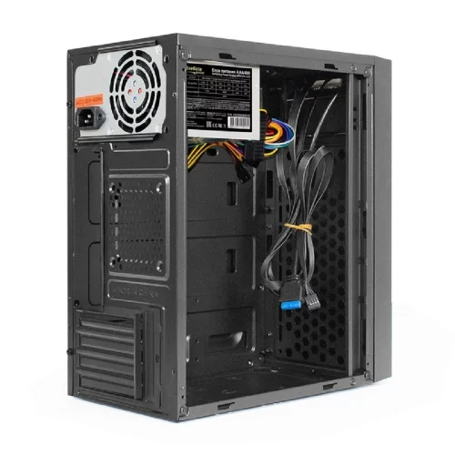 Exegate EX292358RUS Корпус Minitower ExeGate BAA-114U2-AAA400 (mATX, БП AAA400 с вент. 8см, 1*USB+2*USB3.0, аудио, черный) фото 2