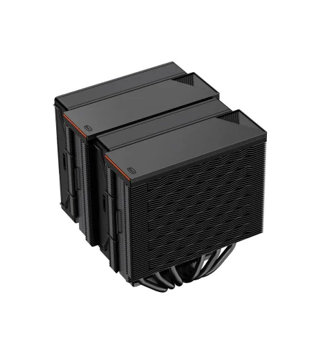Кулер для процессора/ CPU Cooler PCCooler RT620 Digital BK (250W, 4-pin PWM, LED temp., 157mm, Al/Cu, 6x6mm, 2x120mm, 73.32CFM, 34.9dBA, 2200RPM, S: 1851/1700/1200/115X, AM5/AM4, black) фото 7