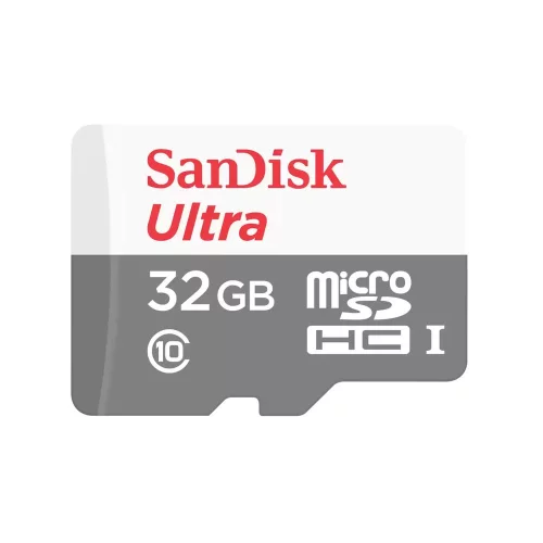 Карта памяти 32GB SanDisk Ultra® microSDHC 100MB/ s Class 10 UHS-I (SDSQUNR-032G-GN3MN)