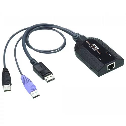 КВМ-адаптер USB, DisplayPort c поддержкой Virtual Media (поддержка считывателя карт общего доступа и извлечения звука)/ USB DisplayPort Virtual Media KVM Adapter (KA7189)