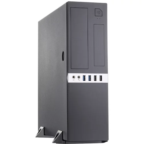 Корпус с блоком питания 300Вт./ Сase Foxline mATX Desktop 300W, 2xUSB3.0, 2xUSB2.0, toolless, Black, 8cm. fan, powercord (FL-203-TFX300S)
