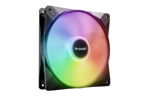 Кулер для корпуса/ Case Cooler be quiet! LIGHT WINGS LX 120mm PWM (120x120x25mm, 4-pin PWM, ARGB, 51.5CFM, 25.5dBA, 1600RPM, Black) (BL120)