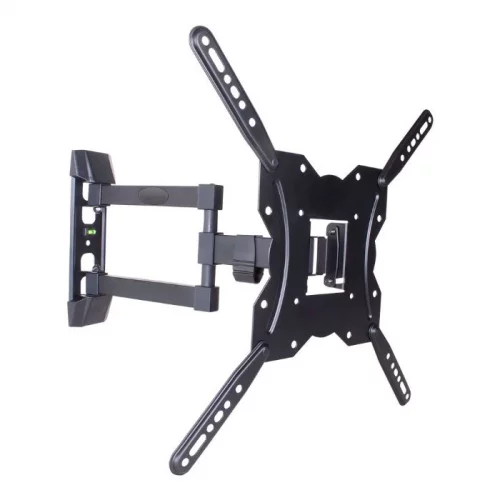 Кронштейн Kromax GALACTIC-40 настенный для LED/LCD TV 22-65, наклон -3°+10°, поворот 180°, max VESA 400x400, от стены 62-422 мм, max 35 кг, черный (25014)