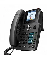 SIP телефон Fanvil X4U, 12 SIP-акк., 2,8", 320x240 Цвет. экран, POE, БП в комп., 2x1 Gbps (X4U#TRL)