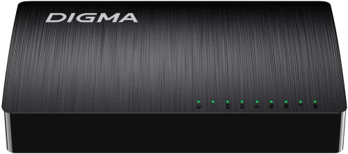 Коммутатор Digma DSW-108GE 8x1Гбит/ с неуправляемый