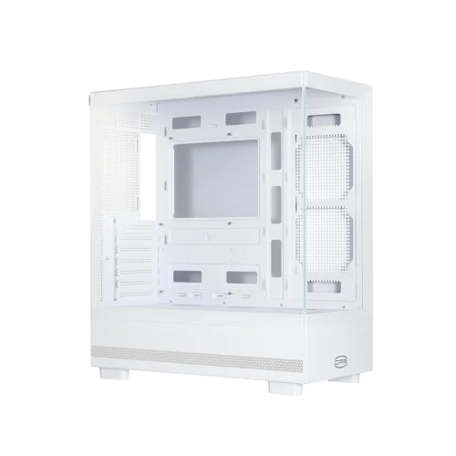 Корпус без блока питания/ Case PCCooler C3 Q500 WH, Midi-Tower, TG, no fans, 1xUSB 3.0 + 1xUSB 2.0 + 1xUSB-C, ATX, mATX, mITX White