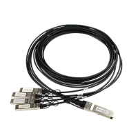 DAC кабель QSFP+ 40G для 4x10G OSNOVO OC-QSFP-4x10G-3M Объединительный DAC кабель QSFP+ 40G для 4х10G. Скорость: 40 Гбит/c. Тип разъема: QSFP+/SFP+. Длина кабеля 3м. Размеры коннектора (ШхВхГ): 11x9x101мм. Рабочая температура: 0…+7
